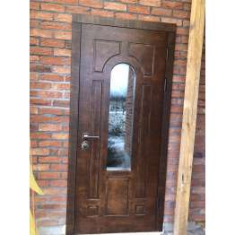 НАШІ РОБОТИ Вхідні двері металеві в квартиру з МДФ накладками